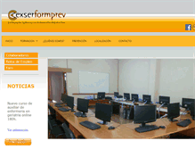 Tablet Screenshot of exserformprev.com